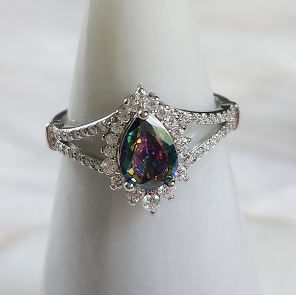 NWT Ryze Mystic Crystal White Frost CZ .925 Sterling Silver Ring - Size 9 - Picture 6 of 12